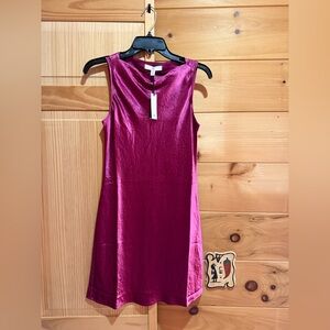 Banana Republic Sleeveless Magenta Dress